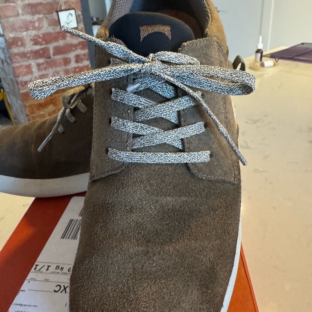 Men's Green CAMPER CAPSULE Suede Shoes. Size 43/US10